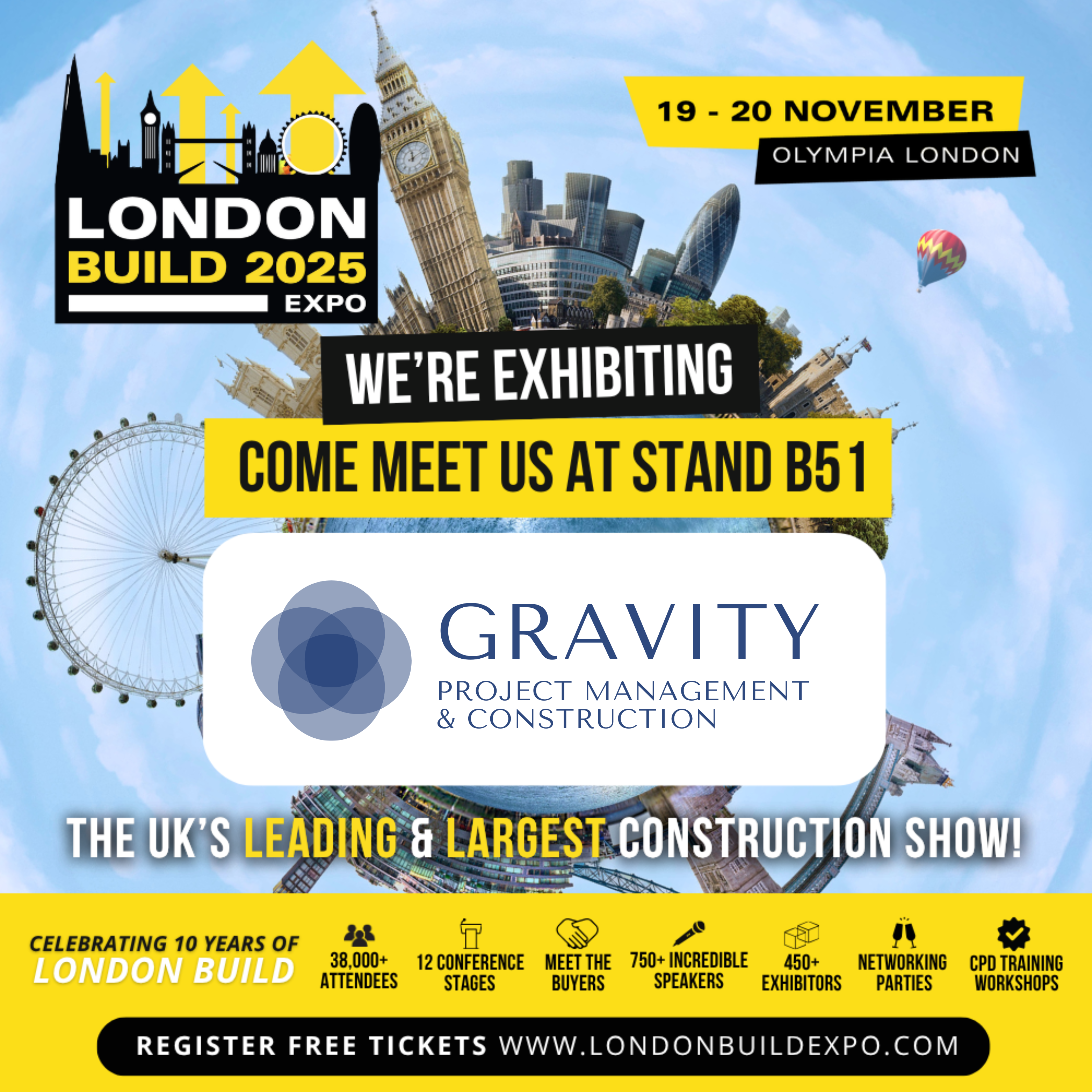 Gravity to Exhibit at London Build Expo 2025: Bold in Design, Strong in Build